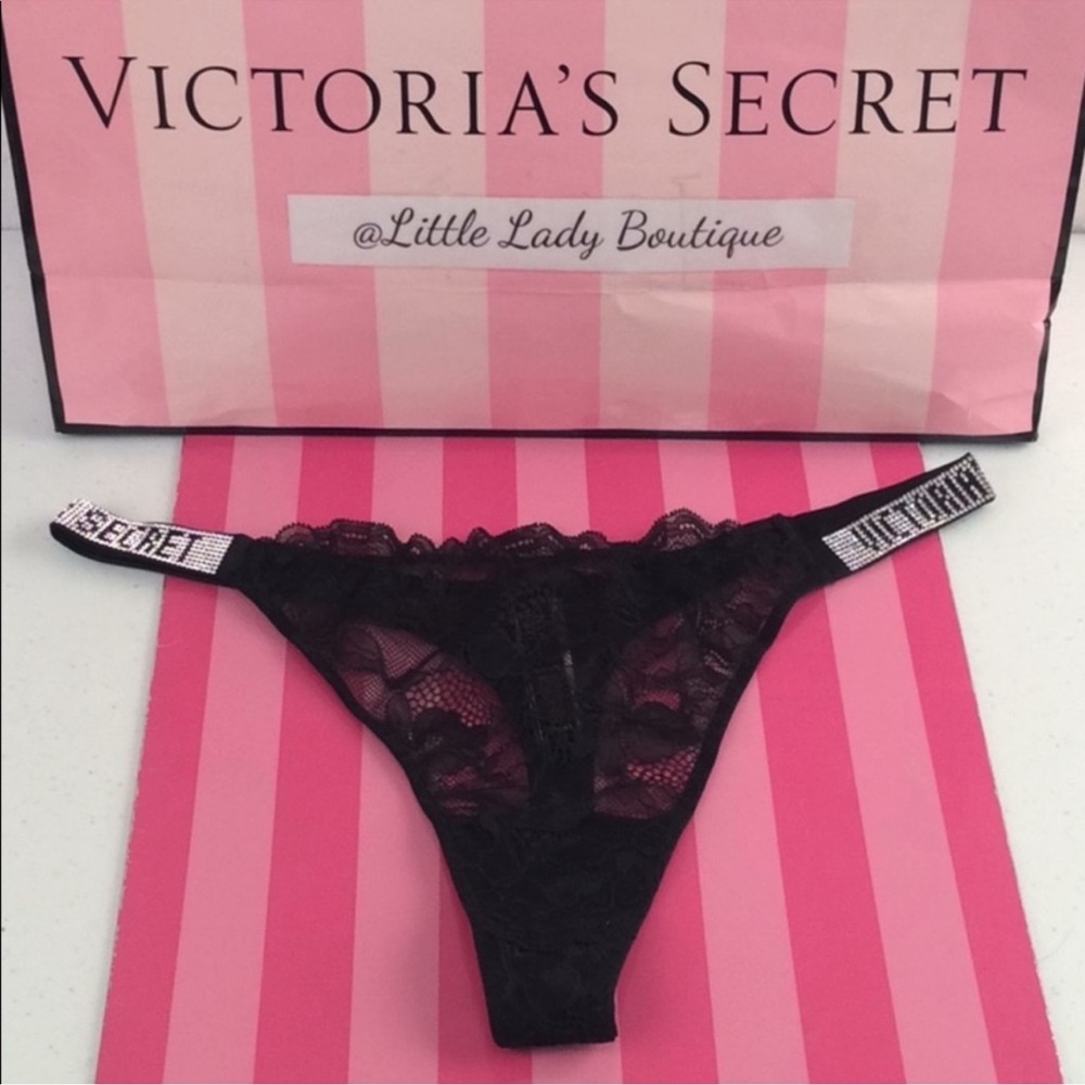 Victoria’s Secret Shine Strap Brazilian thong